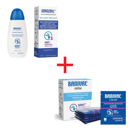 Idrozoil mycí roztok a Banival krém – přípravky na záněty genitálií u mužů