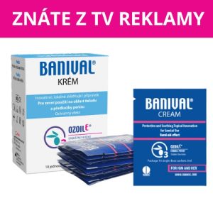 BANIVAL krém na záněty žaludu a předkožky penisu 10 x 3 g