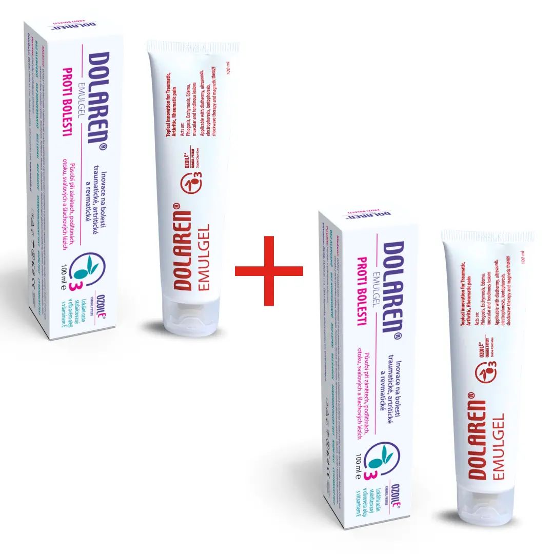 2x DOLAREN emulgel proti bolesti 100 ml