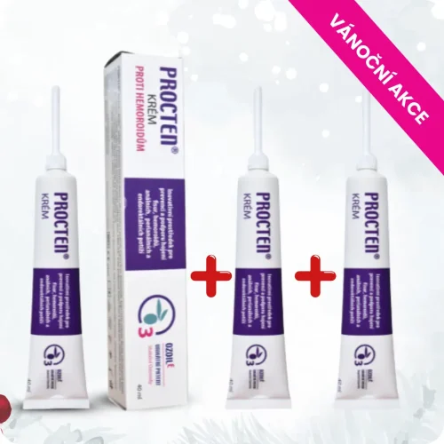 Procten - krém na hemoroidy, bolest konečníku a záněty.