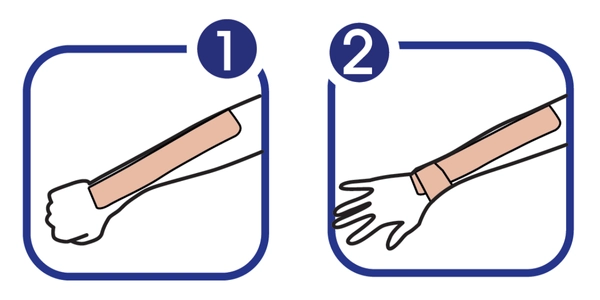 Aplikace na zápěstí