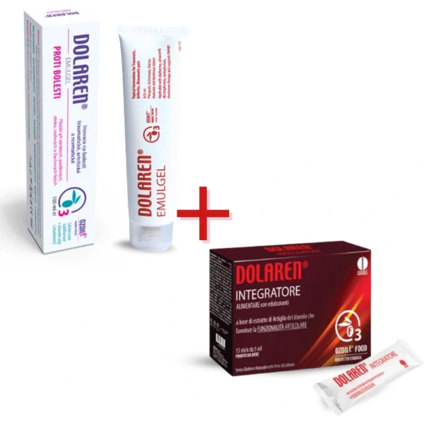 Sada Dolaren emulgel 100 ml + Dolaren doplněk stravy