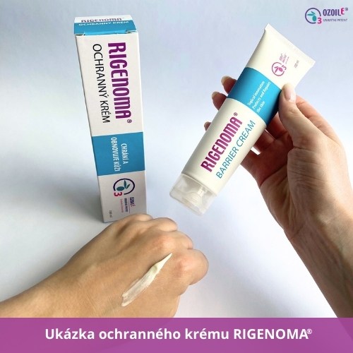RIGENOMA® krém nanášený na podrážděnou pokožku při inkontinenci a dermatitidě