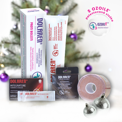 Sada vánočních dárků pro sportovce. Omezují bolest, otoky a vyživují klouby a chrupavky.