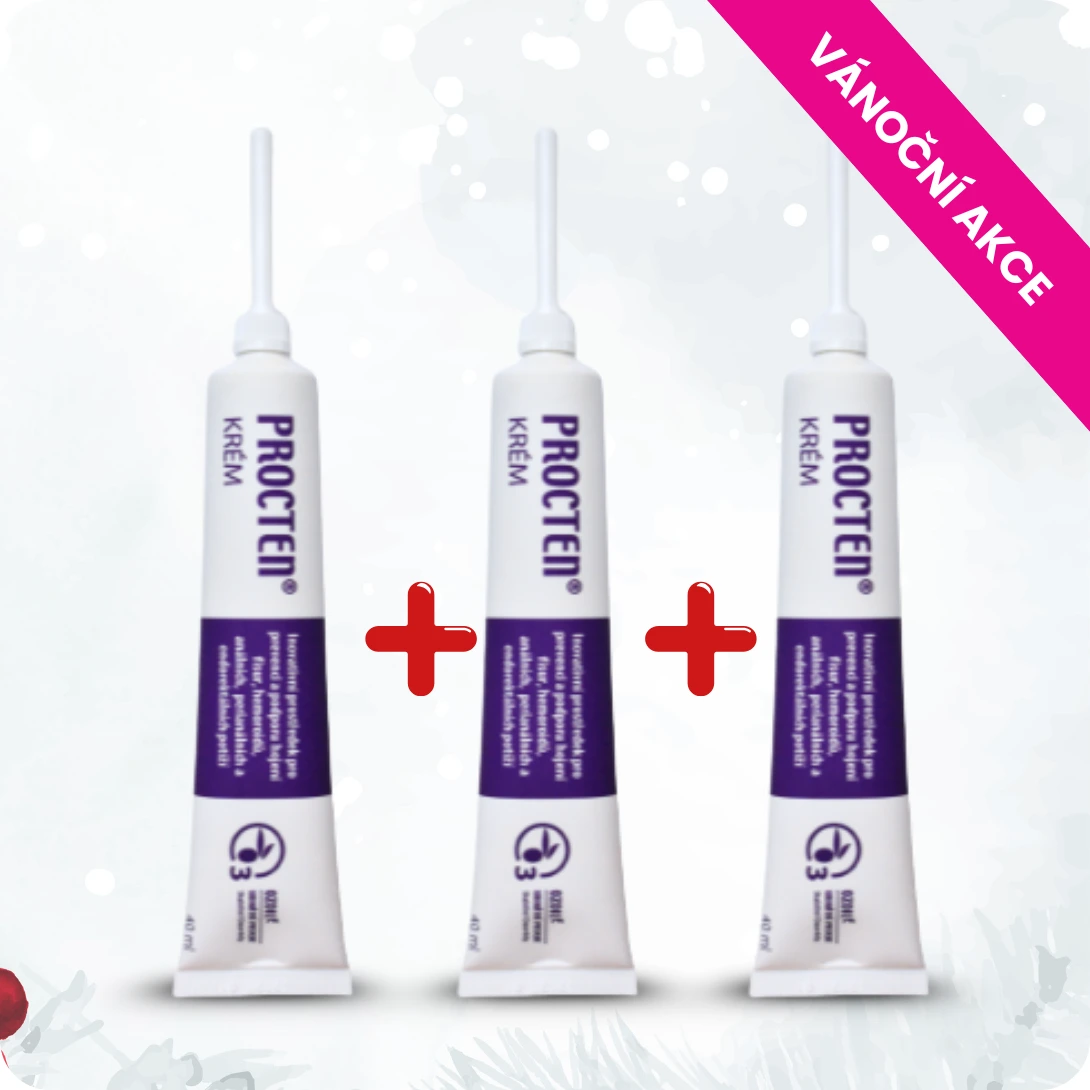 Procten - krém na hemoroidy, bolest konečníku a záněty.