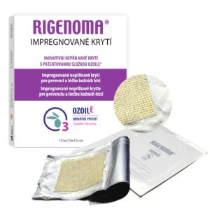 RIGENOMA impregnované nepřilnavé krytí s OZOILE 10 ks